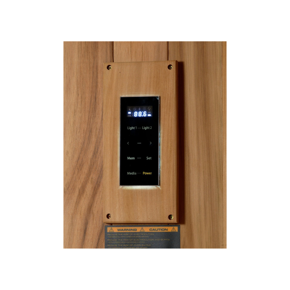 Sundsvall Edition Traditional Sauna – Steam Sauna with Red Cedar Wood (GDI-7289-02)