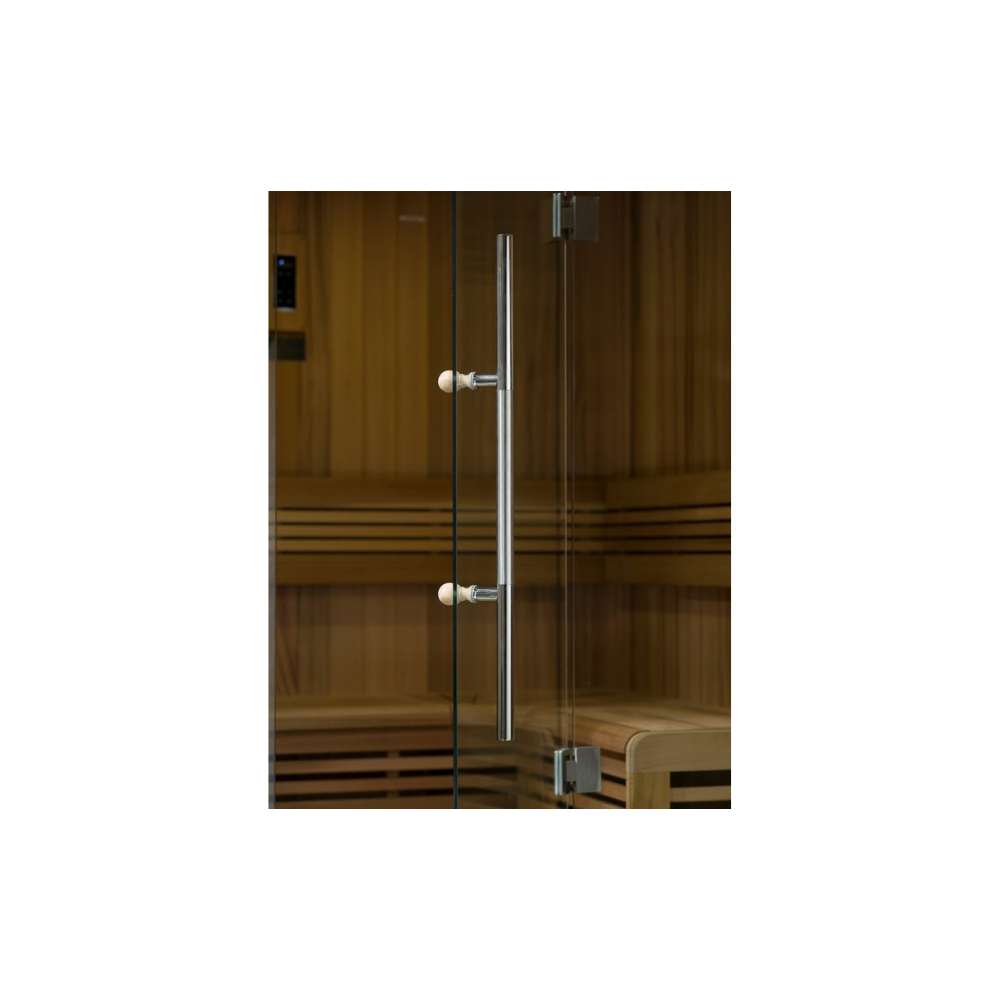 Sundsvall Edition Traditional Sauna – Steam Sauna with Red Cedar Wood (GDI-7289-02)