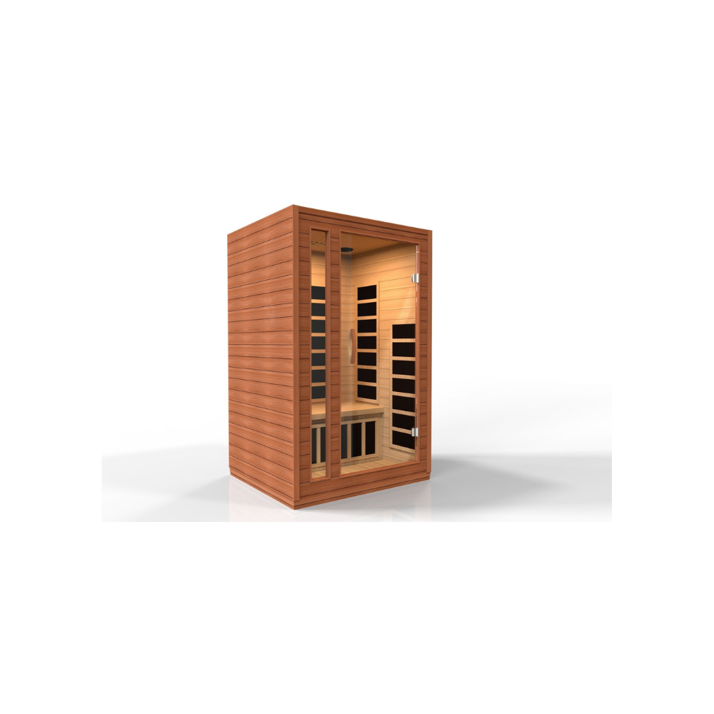 Dynamic Avila Elite Infrared Sauna – Ultra Low EMF Technology with Premium Hemlock Construction (DYN-6103-01)