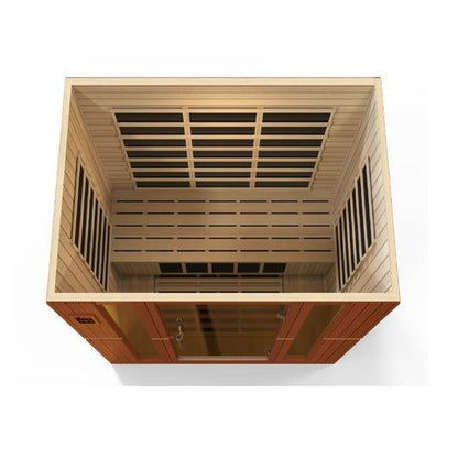 Bergamo Elite Infrared Sauna – Ultra Low EMF Technology with Premium Canadian Hemlock (DYN-6440-01)