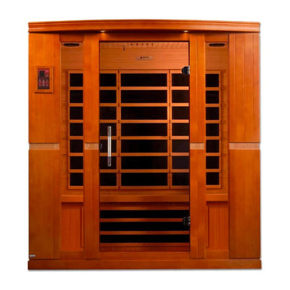 Bergamo Elite Infrared Sauna – Ultra Low EMF Technology with Premium Canadian Hemlock (DYN-6440-01)