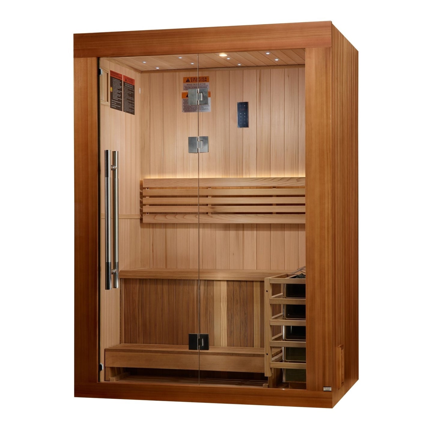 Sundsvall Edition Traditional Sauna – Steam Sauna with Red Cedar Wood (GDI-7289-02)