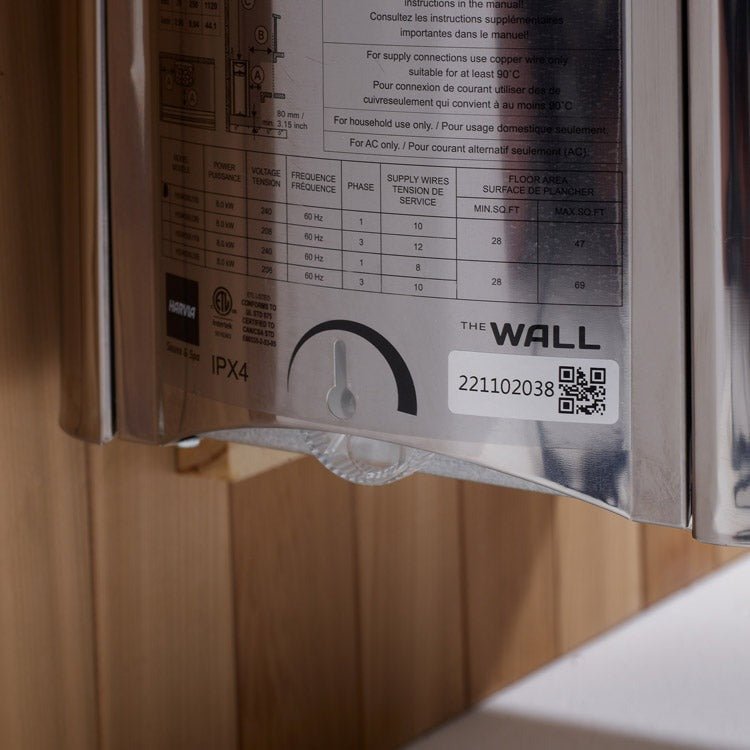 “Soria” Hybrid Sauna – Infrared & Traditional Steam with Himalayan Salt Bar and Canadian Hemlock Wood (GDI-8330-01)