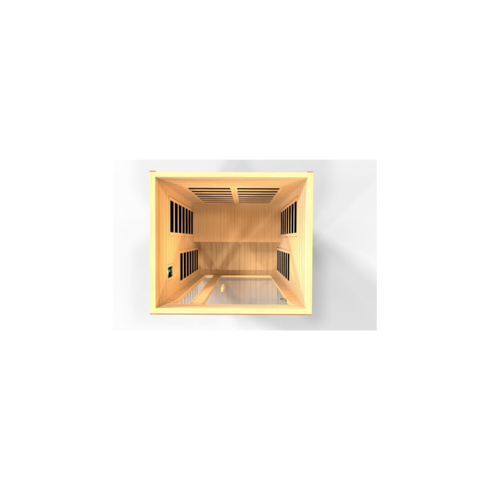 Dynamic Avila Elite Infrared Sauna – Ultra Low EMF Technology with Premium Hemlock Construction (DYN-6103-01)
