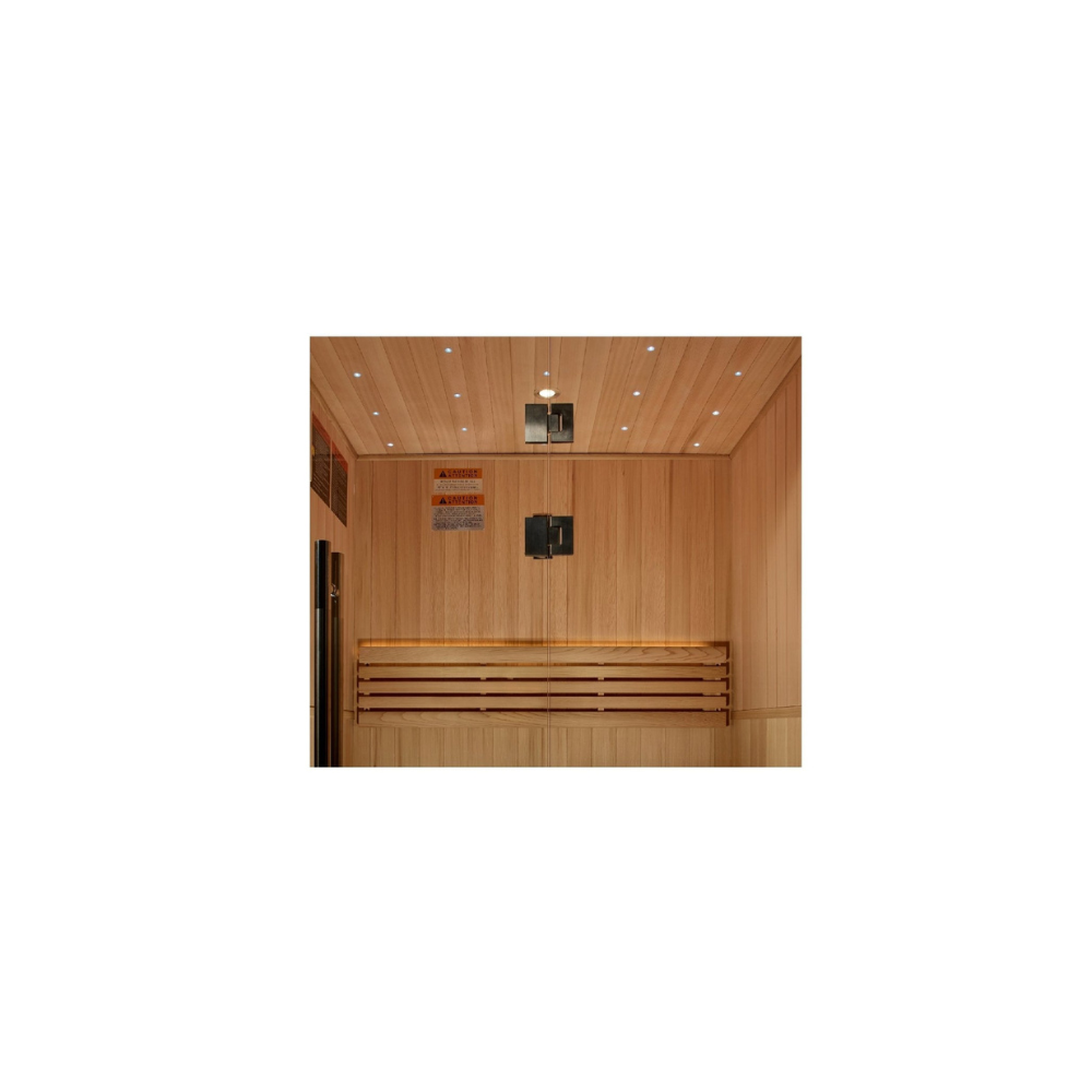 Sundsvall Edition Traditional Sauna – Steam Sauna with Red Cedar Wood (GDI-7289-02)