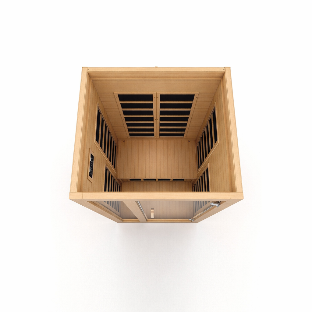 Dynamic Gracia Infrared Sauna – Low EMF Technology with Premium Hemlock Construction (DYN-6119-01)