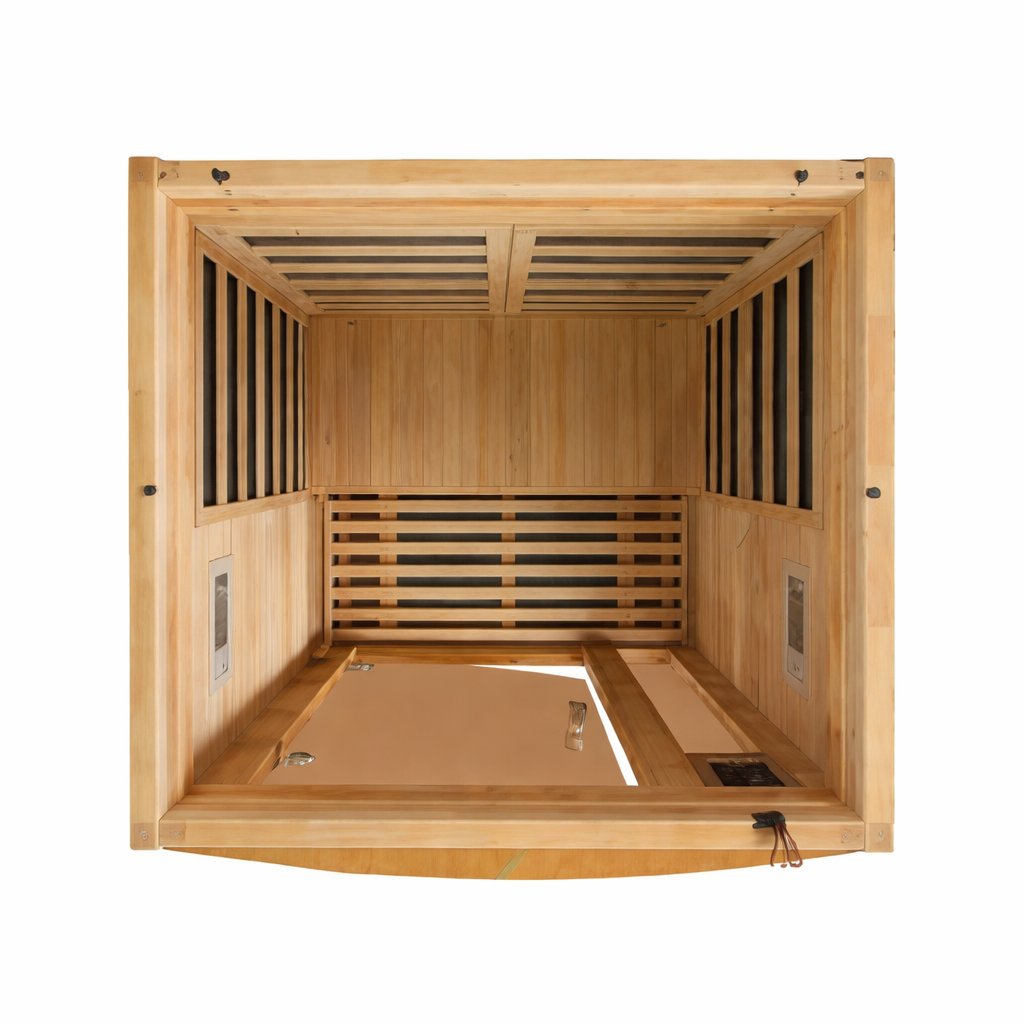 Dynamic Barcelona Elite Infrared Sauna – Ultra Low EMF Technology with Premium Hemlock Construction (DYN-6106-01)