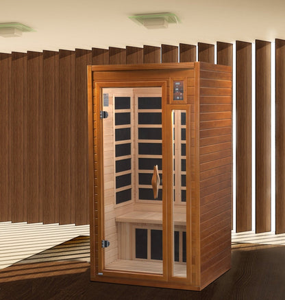 Dynamic Barcelona Elite Infrared Sauna – Ultra Low EMF Technology with Premium Hemlock Construction (DYN-6106-01)