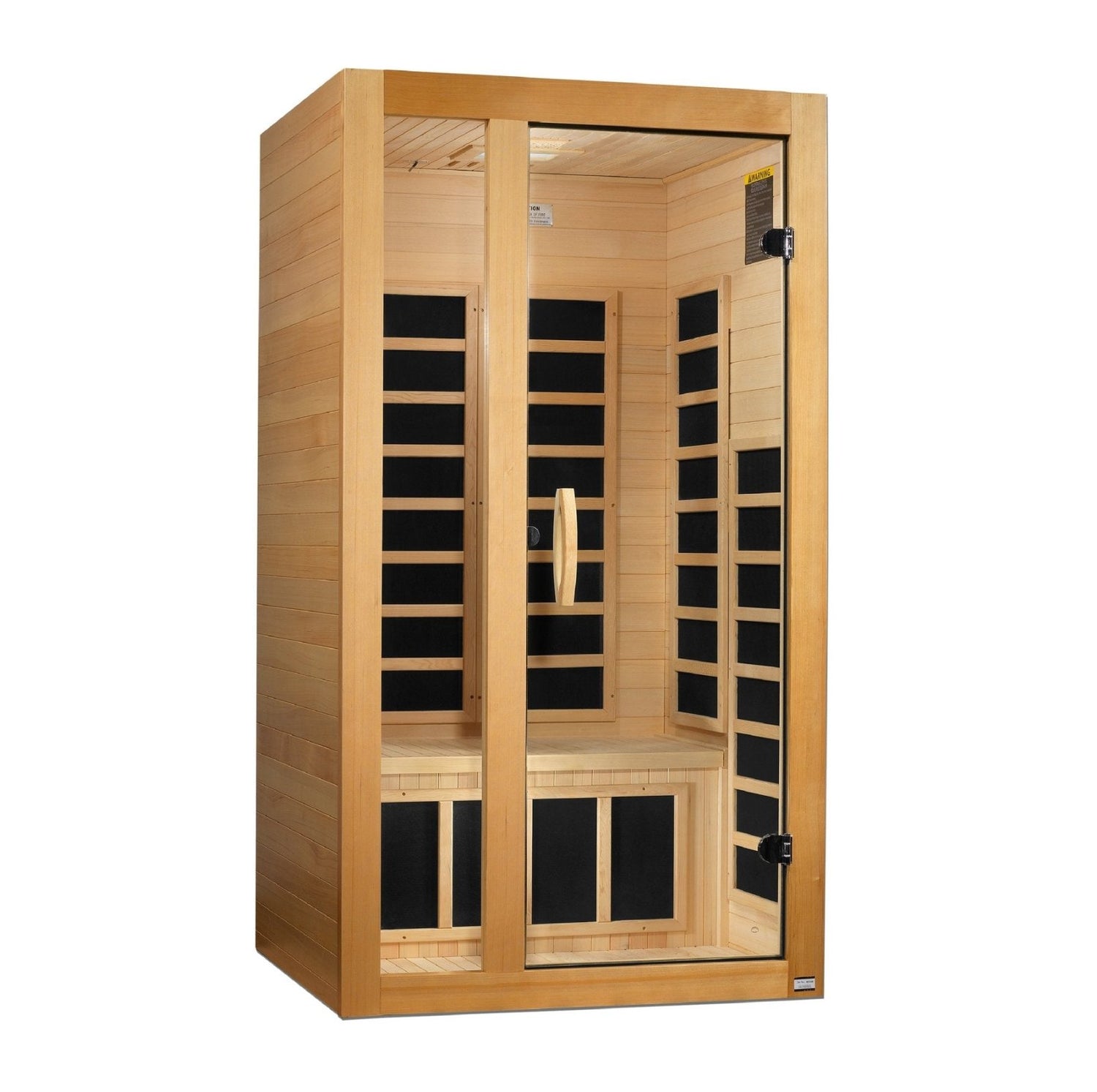 Dynamic Gracia Infrared Sauna – Low EMF Technology with Premium Hemlock Construction (DYN-6119-01)