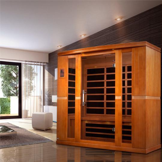Bergamo Elite Infrared Sauna – Ultra Low EMF Technology with Premium Canadian Hemlock (DYN-6440-01)