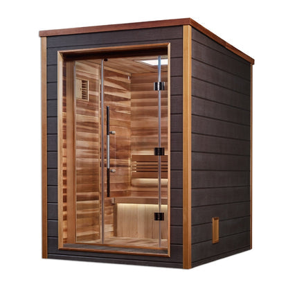 Narvik Traditional Sauna – Indoor & Outdoor Steam Sauna with Premium Red Cedar Construction (GDI-8202-01)